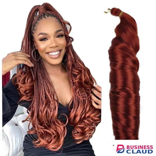 【Hair Extensions 】Braidable smooth crochet wig for Black Women - Can Create Deep Wave Styles - Natural Permeable Odorless Stable Easy to manage Simple Operation for Daily Use【Red-brown 】 in Kenya-premium-incense-scent