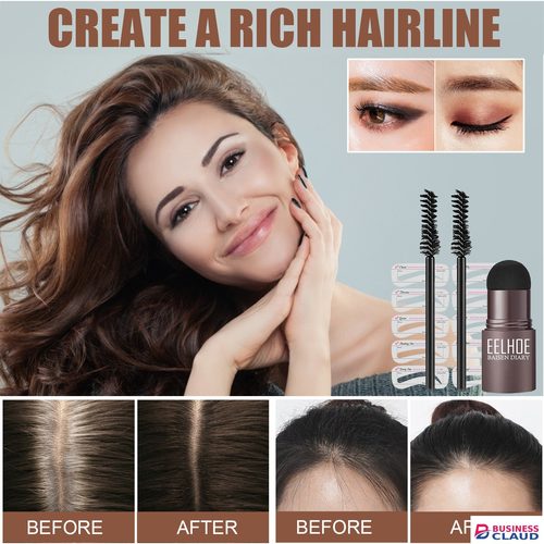 One Step Makeup Kit Eyebrow Powder Stamp Shaping Kit Long Lasting Contouring Eyebrow Shape Stamp Brow with 10 Eyebrow Stencils 2 Brushes Eye Shadow in Kenya-premium-incense-scent