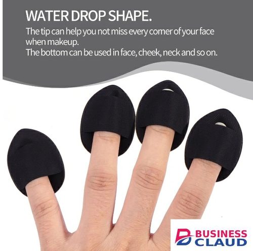 12pcs Makeup Puff Kit Blending Sponge Triangle Powder Puff Finger Air Puff For Flawless Make Up Beauty Tool Facial Tool Pink 12pcs in Promotio