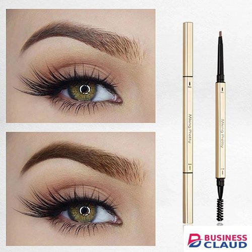 Professional Double Head Eyebrow Pencil Super Fine Natural Long Lasting Waterproof Professional Brow Pen Eye Makeup Tattoo Eyebrow Pencil Brow Tattoo Pen Paint Makeup Eyebrows in Promotio