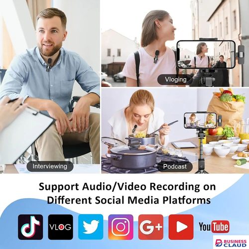 Portable K9 Type-C Wireless Bluetooth Lavalier Microphones Portable Audio Video Recording Mini Mic for Phone Live Broadcast Gaming Mic Wireless Microfone for TIKTOK Youtube FacebookGame Photo Video Accessories in Cables-led-light-flashlight