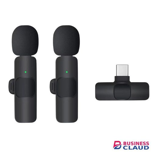 Portable K9 Type-C Wireless Bluetooth Lavalier Microphones Portable Audio Video Recording Mini Mic for Phone Live Broadcast Gaming Mic Wireless Microfone for TIKTOK Youtube FacebookGame Photo Video Accessories in Cables-led-light-flashlight