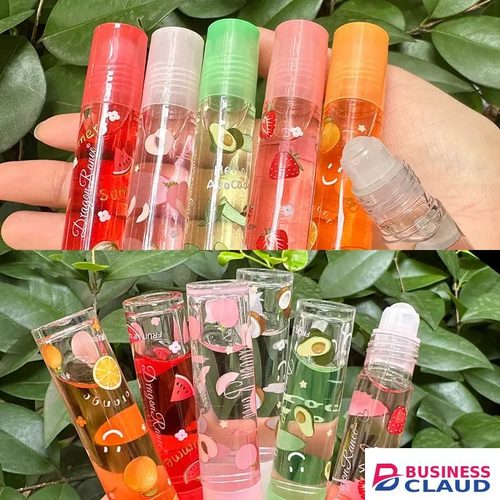 2Pcs Mirror Lipstick With Water Lip Gloss Transparent Glass Liquid Oil 6 Colors Random Moisturizing