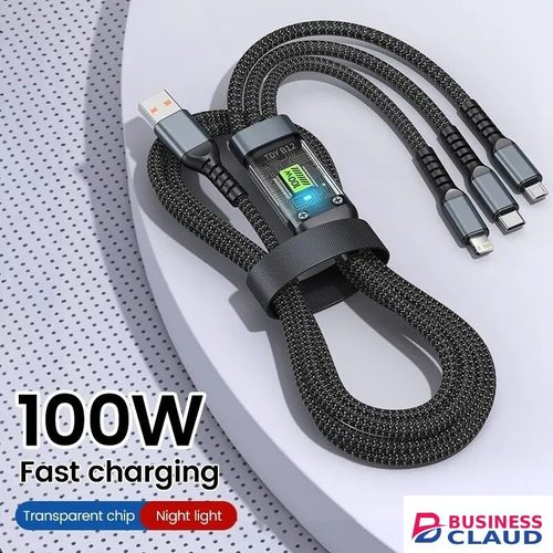 3-in-1 100W 5A Fast Charging USB To Type-C Micro Fast Charger Cable For iPhone 14 13 Samsung Xiaomi Huawei iPhone 14 13 in 1-100w-5a-fast-charging-usb-to-type-c-micro-fast-charger-cable-for-iphone-14-13-samsung-xiaomi