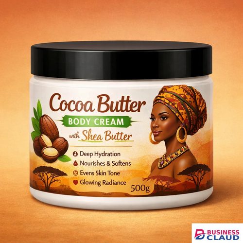Cocoa Butter & Shea Butter Body Cream – Deep Moisturizing, Skin Brightening & Glow Boosting Lotion for Smooth Radiant Skin in Kenya-premium-incense-scent