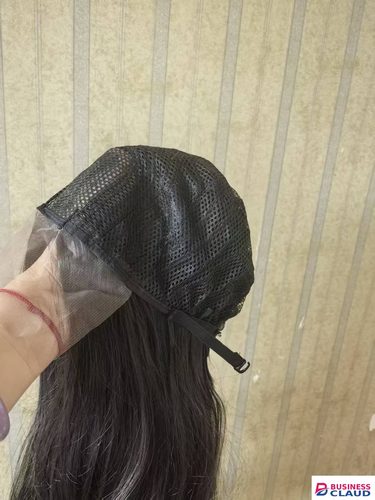 Synthetic hair wig long straight 13*4 lace frontal wig