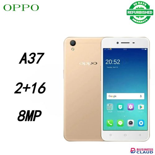 Refurbished Refurbished OPPO A37 oppo A37F smartphone 5-inch screen 2GB + 16gb 2g / 3G / 4g / lte dual card 2630mah lockless phones 8MP+5MP refurbished phone SmartPhones random Gold in Built-charging-cable-and-22-5w-fast-charging