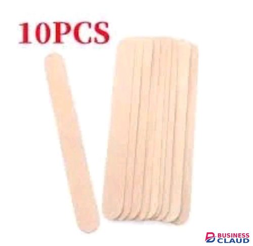Hard Wax Beans Hair Removal Depilatory Wooden Spatulas Stick -10pcs