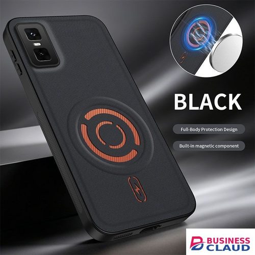 Magnetic Fabric Texture Shockproof Phone Case for Infinix GT 30 Pro Support Wireless Charging Cover in Cables-led-light-flashlight