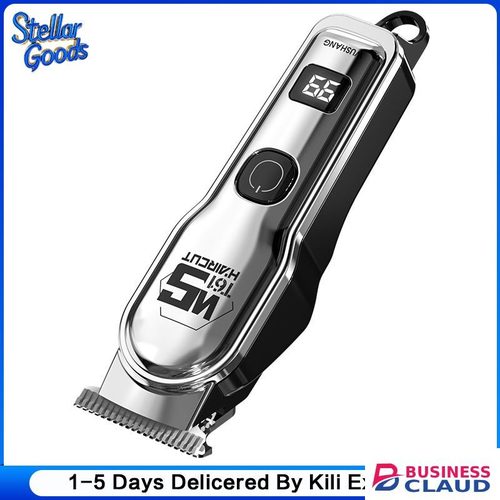 Hair Clipper USB Electric Rechargeable Electric Hair Clipper Professional Hair Trimmer Electric Hair Clipper Oil Head Carved Bald Wigs Hair Cutting Tools Shaping Shaving Machine