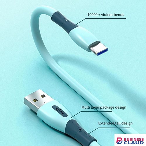 Liquid silica gel charging cables Micro USB Data Cables Fast Charging data line For Android Phone Charger Cable