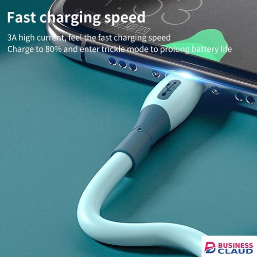 Liquid silica gel charging cables Micro USB Data Cables Fast Charging data line For Android Phone Charger Cable in Built-charging-cable-and-22-5w-fast-charging