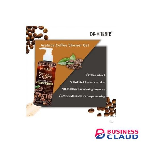 DR MEINAIER Arabica coffee showering gel whitening cleansing scrub 1000 ml in Kenya-premium-incense-scent