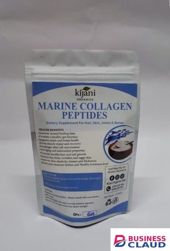 Marine Collagen Peptides Powder - Reduce Face Wrinkles, Stretchmarks & Cellulites, Promotes Healthy Hair & Nails, Enhance Skin Hydration & Texture, Supports Healthy Joints & Bones. in The-picture