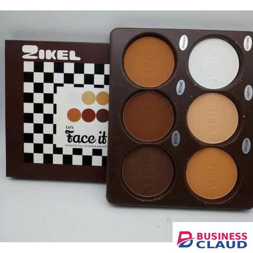 Zikel Powder Pallet Face It Contour 6 Colors