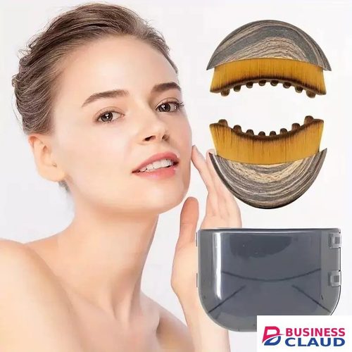 Wooden Lymphatic Drainage Contour Brush Dual Use Makeup & Facial Massage Brush With Storage Box in Kenya-premium-incense-scent
