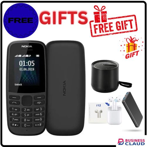 The Brand New Nokia 105 Original Nokia Phone 800 mAh 1.77`` Dual SIM Cards Unlocked Cheap Durable Brand New Phone Classic Feature phone kabambe/ Featured phone katululu +FREE GIFTS