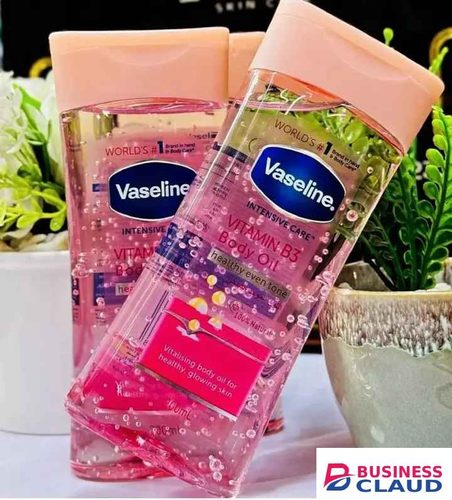 Vaseline Vitamin B3 Radiant Body Oil With Pure Cocoa Butter-200ml Replenishing Oils for Healthy Glowing Skin 100 Percent Pure Cocoa Butter Ultimate Skin Care