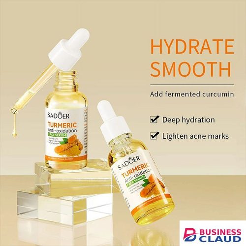 SADOER 10PCS Skin Care Set Turmeric Antioxygen Acne Hydrating Repair Set Face Toner + Anti-Wrinkle Face Serum + SADOER Face Cleanser + Eye Cream + 6PCS SADOER Face Mask