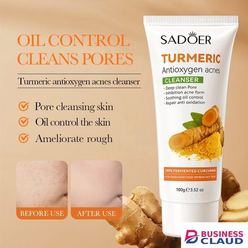SADOER 10PCS Skin Care Set Turmeric Antioxygen Acne Hydrating Repair Set Face Toner + Anti-Wrinkle Face Serum + SADOER Face Cleanser + Eye Cream + 6PCS SADOER Face Mask in 1-l-uodais-hair-repair-oil-serum-nodeg5-noir-curl-keeper-spray-smoothing-damaged-hair-treatment