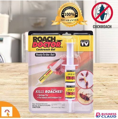Roach Doctor Cockroach Gel Ready-to-Use Cockroach Gel Bait Roach Killer with Syringe Applicator