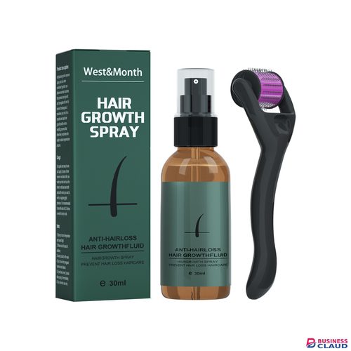 Men Beard Growth Spray Roller Set Moisturizing Spray Nourishing Enhancer Facial Hair Growth Beard Mustache Care Growth Essence in The-picture