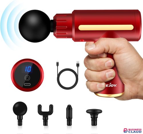 Fascia Gun Massager Mini Massage Gun,Muscle Gun Massage Gun Deep Tissue Massager Percussion Muscle Massager Portable Handheld Body Massager in The-picture