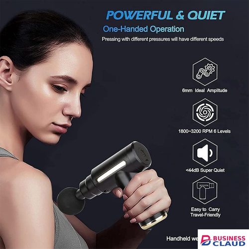 Fascia Gun Massager Mini Massage Gun,Muscle Gun Massage Gun Deep Tissue Massager Percussion Muscle Massager Portable Handheld Body Massager in The-picture