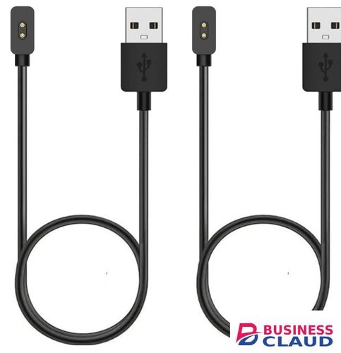 Xiaomi Mi Band 8 / Mi Band 9 / Mi Band 10 Type C USB Charging Cable Charger – Fast Charging Replacement Charging Dock Adapter, Black in Cables-led-light-flashlight