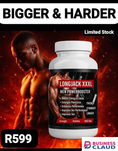 Long Jack XXXL Men's.suprement 60Capsules claim to produce p€n!s €nl@rg€m€nt results by simply inducing erections.You also gain an intense s€× drive that would allow you to enjoy s€× like never before