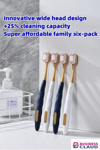 NORA Home 6PCS Soft Toothbrushes for Adults Medium Manual Wider Head Tooth Brush Good Cleaning Effect for Sensitive Teeth Oral Gum Recession in Kenya-premium-incense-scent