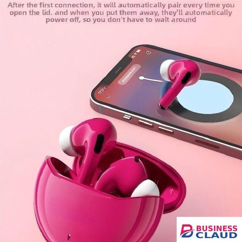 NUOSHI NS3 Heavy bass Sports Earpods Wireless Earphone Noise Cancelling 25Hours Playtime Stereo Earbuds 150mAh Bluetooth 5.3 Touch Control For all Smart Phone Type-C