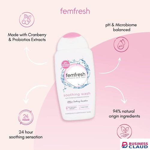 Femifresh Smoothing Wash Feminine Intimate Hygiene Cleanser for Women – Gentle pH Balanced Refreshing Intimate Wash with Smooth Skin Care Formula for Daily Feminine Freshness & Odor Protection in Kenya-premium-incense-scent