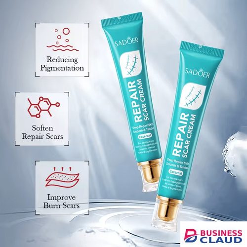 Effective SADOER Scar Removal Cream, Scar Repair Cream, For Deep Repair, Skin Smoothening, Effective on Trauma Scar, Scald Burn Hyperplastic Scar, Reduce Pigmenta-tion, Repair All Kinds Of Scars in 1-formula-1500mg-knee-elbow-bone-hea