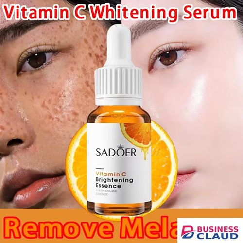 Vitamin C Serum For Face Moisturizing Brightens Skin Repair Smooth Facial Essence Serum Facial Care Skincare Products - SADOER-