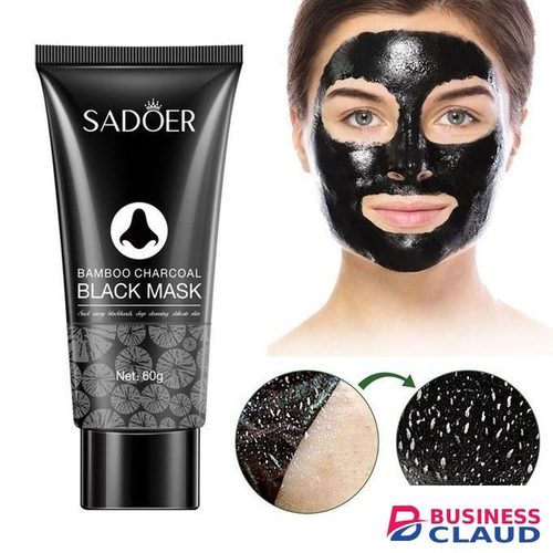 SADOER Peel Off Mask Black Mask Deep Cleansing Bamboo Charcoal Blackhead Remover Shrink Pores Mask, Blackhead removing, pore shrinking, Vitamin C , nasal mask for deep cleaning, tear off, facial ma in 1-formula-1500mg-knee-elbow-bone-hea