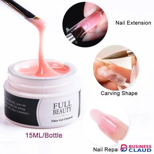 15ml Nail Extension Gel Soak Off UV Gel Acrylic White Clear Gel for Nail Prolong for Home Nail Art Shop Manicure Tool