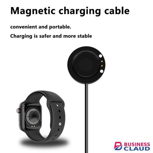 Magnetic charging cable For Smart Watch T500 T55 T900 W66 X7 Wireless charger for T500 smart watch, USB direct charging charger for T500 smart watch Wireless Chargers Wireless Snap Tray Charger in Built-charging-cable-and-22-5w-fast-charging