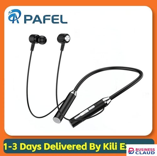 PAFEL B3 Wireless Bluetooth Earphones Neckband Retractable Earbuds Wireless Stereo BT 5.0 Deep Bass HiFi Magnetic Sports with Microphone Bluetooth Earphones