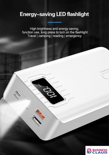 RichRipple Power Banks 30000mAh powerbank TypeC Micro USB QC Fast Charging Powerbank LED Display For all Phones Tablets in Cables-led-light-flashlight