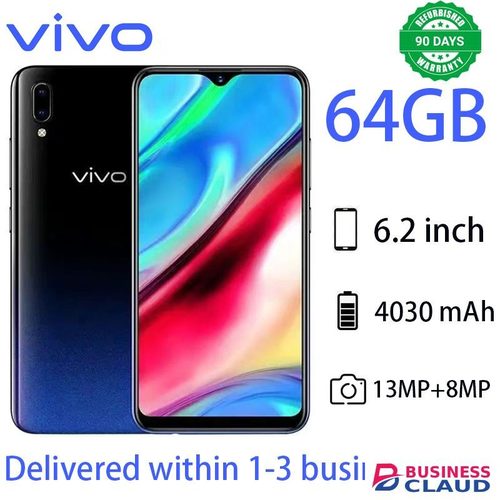 Refurbished Refurbished VIVO Y93s Y93 6.2 inch 64GB 4030mAh Dual SIM 2G/3G/4G Qualcomm Snapdragon 439 Smartphone Affordable Phone in Cables-led-light-flashlight
