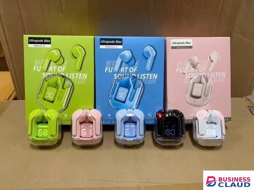 RichRipple Air31 Plus+ Bluetooth Earphone Transparent Fashion Shell in-Ear Earpods LED Digital Display Long Life Portable With Translucent Charging Case Bluetooth 5.3 in Ear-earpods-led-digital-displa