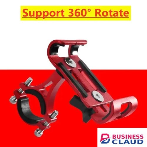 360 Rotate Metal Motorcycle Bicycle Phone Holder Aluminum Alloy Anti-slip Bracket Support GPS Clip Bike Phone Stand for iPhone in Built-charging-cable-and-22-5w-fast-charging