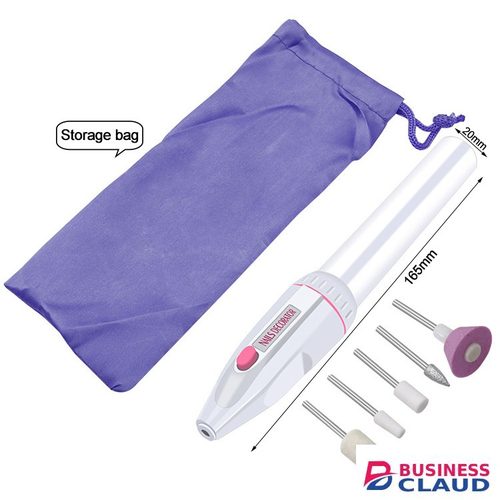 Electric Nail Drill Kit Manicure 5 Drills Grinding Burnishing Machine Nail art Manicure Pedicure Kit,Electric Nail Portable Mini Nail Grinding Tool with 5 Drills Personal Care in Hair-extension