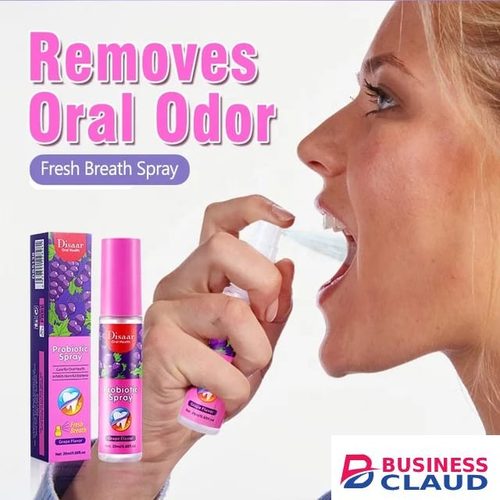 Disaar Mouth Spray Breath Freshener/Portable Mouthwash-Remove Bad Breaths- Grapes