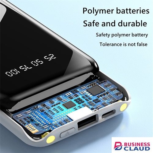 Built in 4 Cables Power Banks 10000mAh Portable Power Bank USB C Input/Output with LED Display Suitable For IPhone Android Type-C powerbank in 4-cables-power-banks-10000mah-portable-power-bank-usb-c-input-output-with-led-display-suita