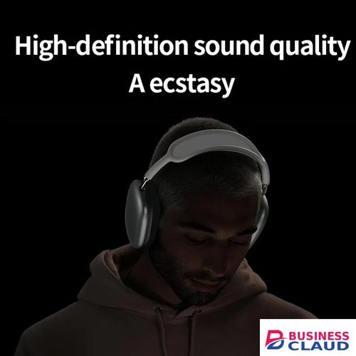 RichRipple P9 Air Max Wireless Bluetooth Headphones Sports Gaming Wireless Headset Noise Reduction Earphone With Microphone Supports TF in Cable-blue