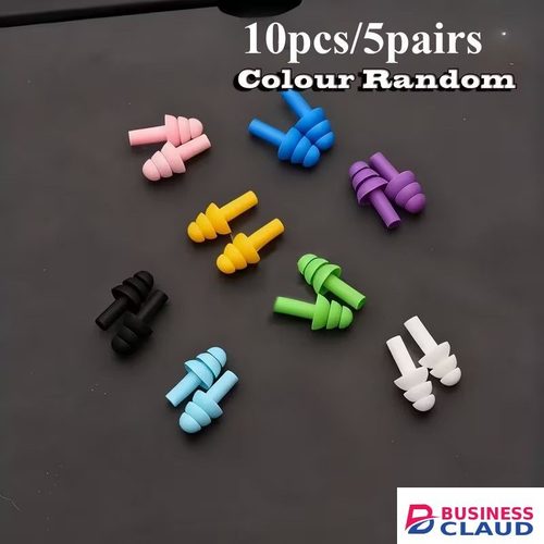 5 Pairs Reusable Christmas Tree Ear Plugs - Anti-Snoring, Swimming, Learning & Sleeping, White TPE Material, Comfortable Fit for All-Day Use, Snoring Device, Holidaythemed Design, Durable Earplugs in Kenya-premium-incense-scent