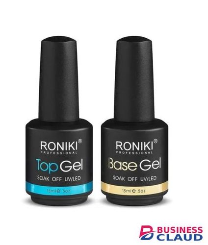 Roniki Soak Off Gel Nail Polish Top Coat & Base Coat