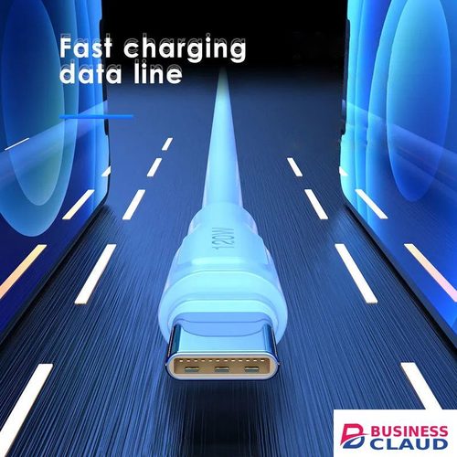 Upgrade Extra Thick 120W 6A (Extemely Fast) Charging Cable Type C,iPhone,Micro USB,High Speed Data Sync USB Cable For most phone(iphone,Samsung,tecno,xiaomi,oppo,infinix,etc.) in Type-c-cable-beige